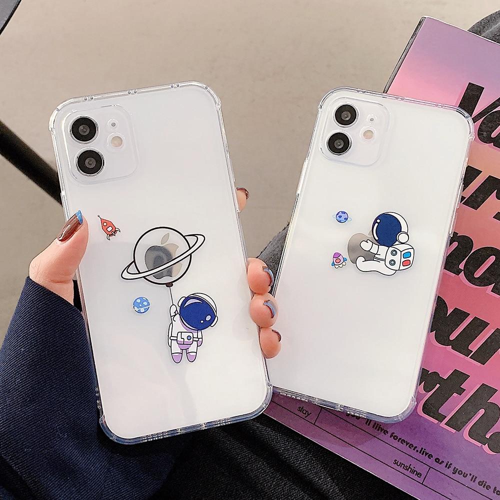 Astronaut Clear Case-xinru