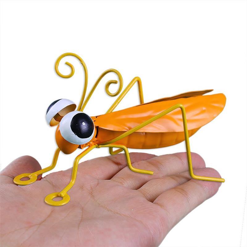 Wrought Iron Insect Garden D鑼卌or Courtyard Decoration Simulation Ornaments-xinru