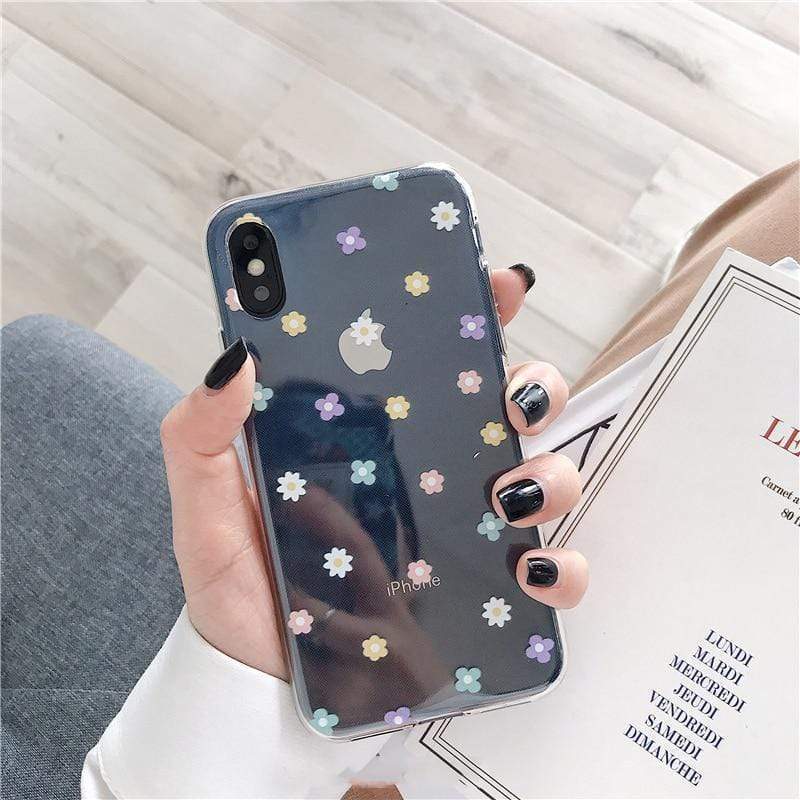 Floral Love Transparent Case-xinru