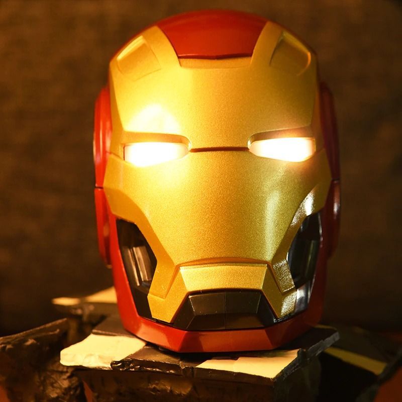 Iron Man Helmet Bluetooth Speaker with Light Up LED-xinru