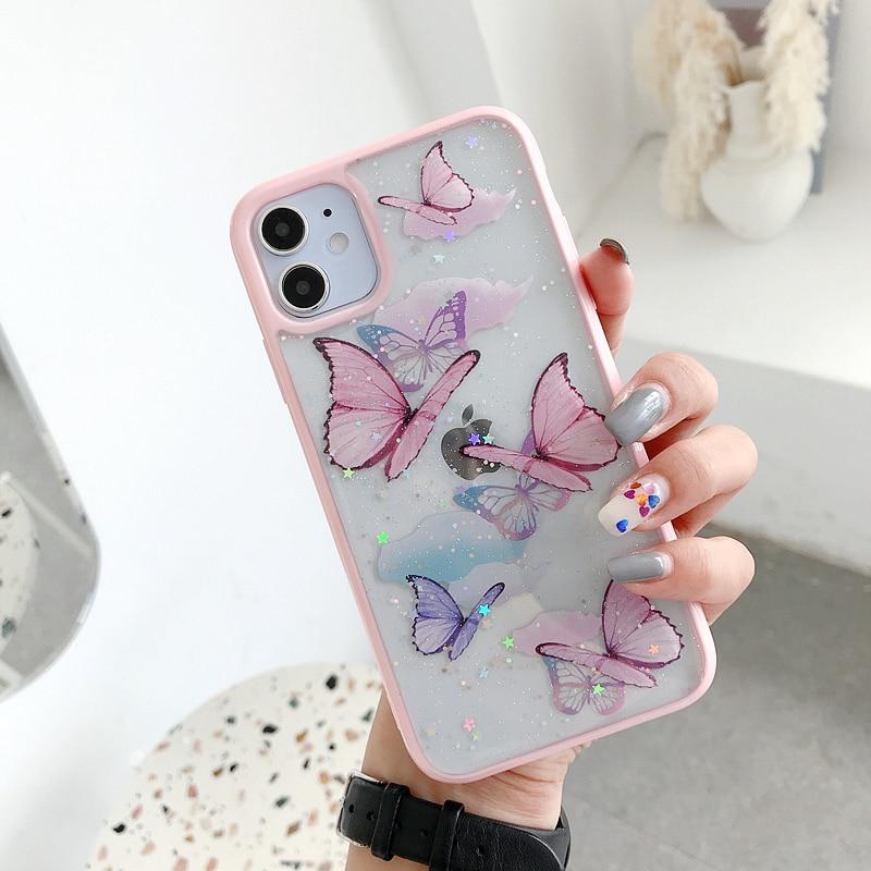 Butterfly Glitter Case-xinru
