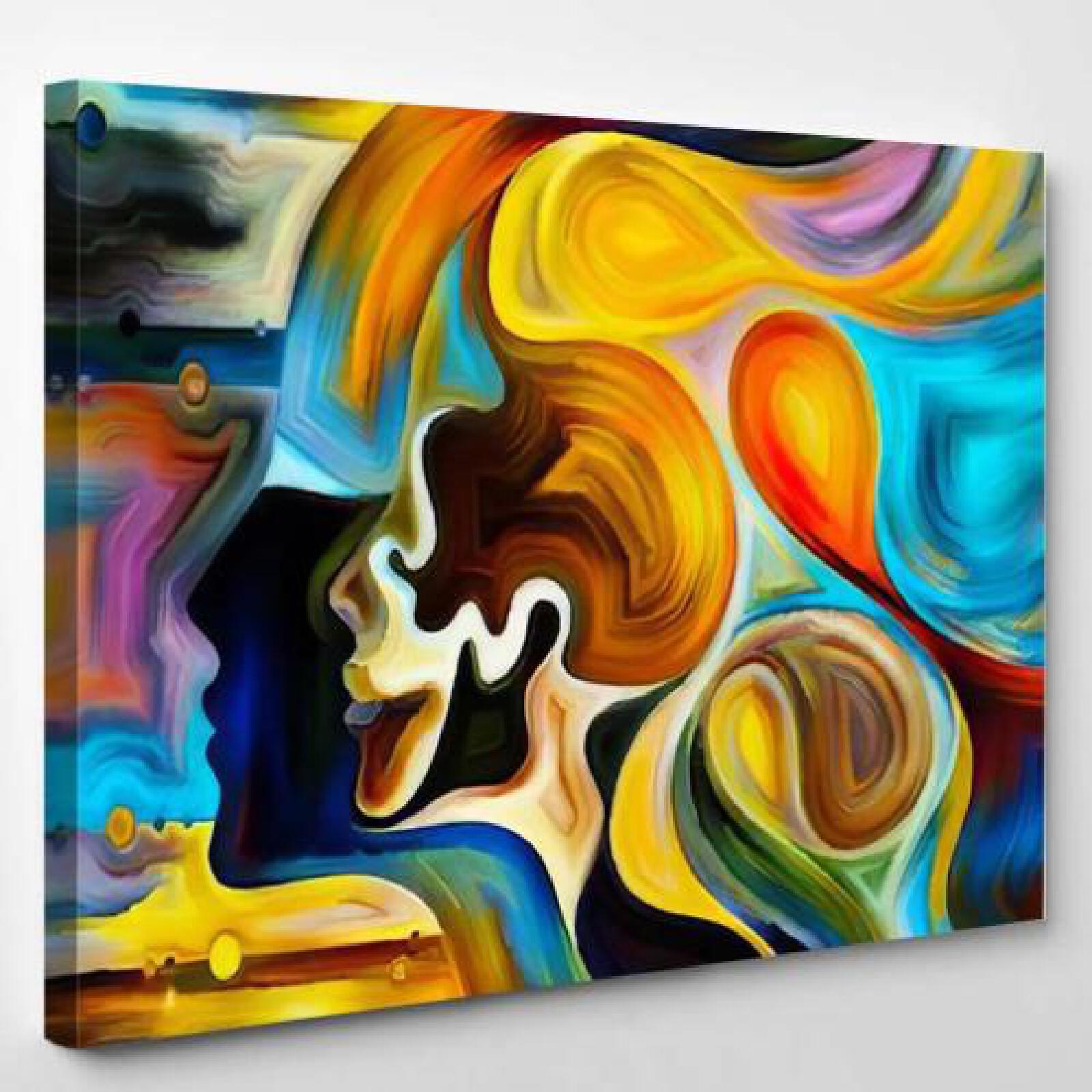Colors Mind Series Artistic Abstract Composed-xinru shop