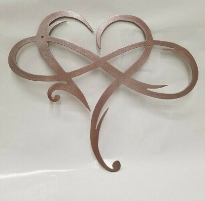 Steel Infinity Heart Wall Decor Metal Wall Art Unique Gift-xinru