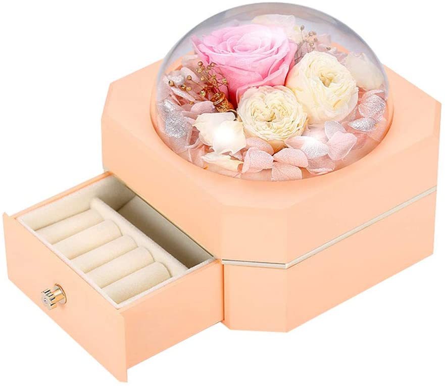 Mother's Day Romantic Gift Octagonal Single Layer Drawer Box-xinru