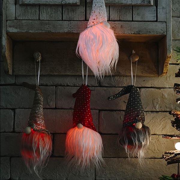 Light Bearded Hanging Decoration  Christmas Gnomes-xinru shop