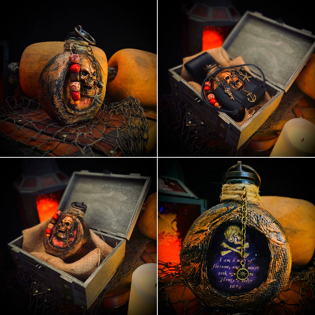 Pirate Rum Flask Father閳ユΞ Day Gift-xinru