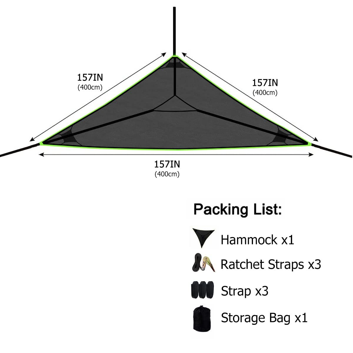 Multi Person Portable Giant Aerial Camping Hammock Tree House Air Sky Tent-xinru