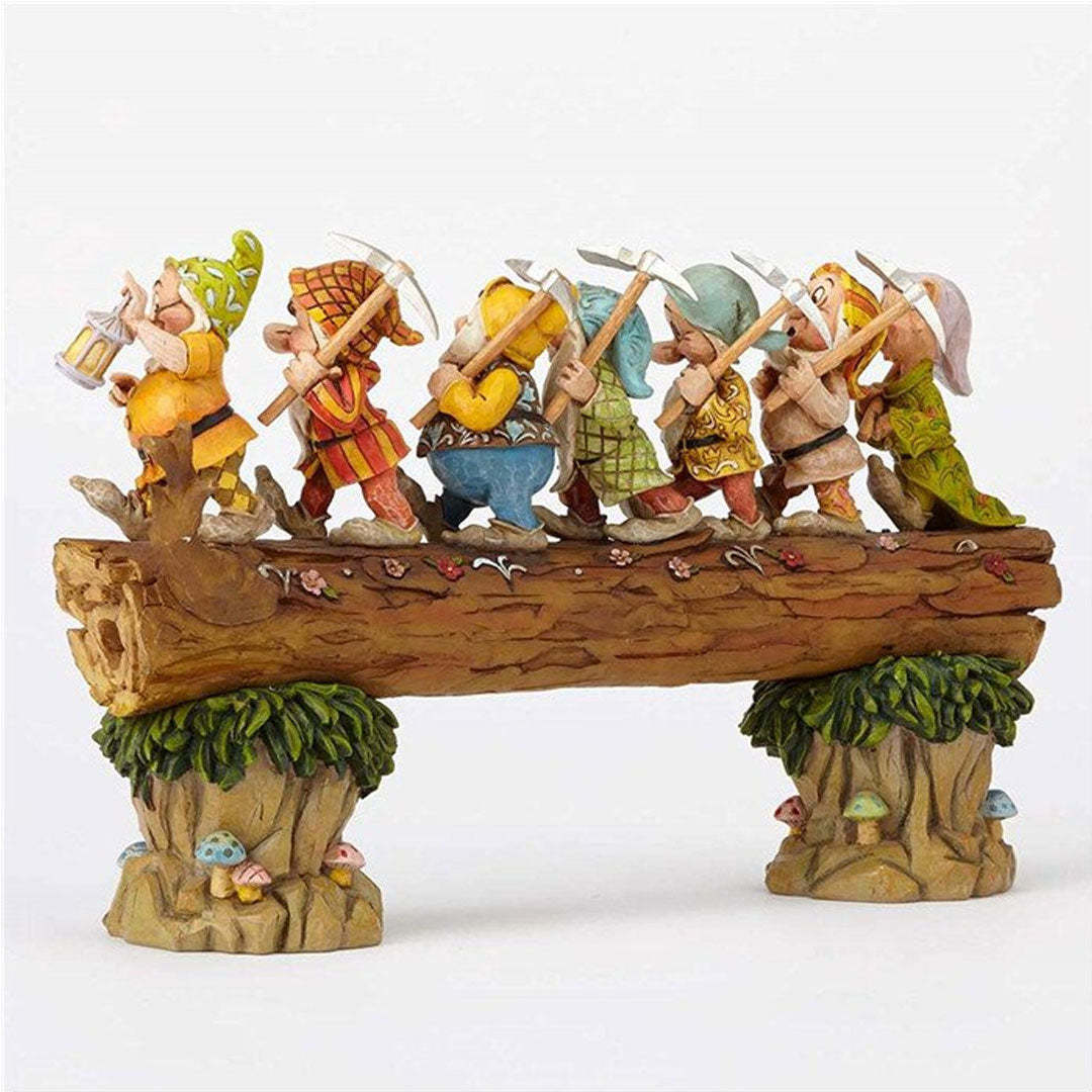 Seven Dwarf Trees Gnome Garden Statues Mini Gnomes Resin Figurine Fairy Garden-xinru