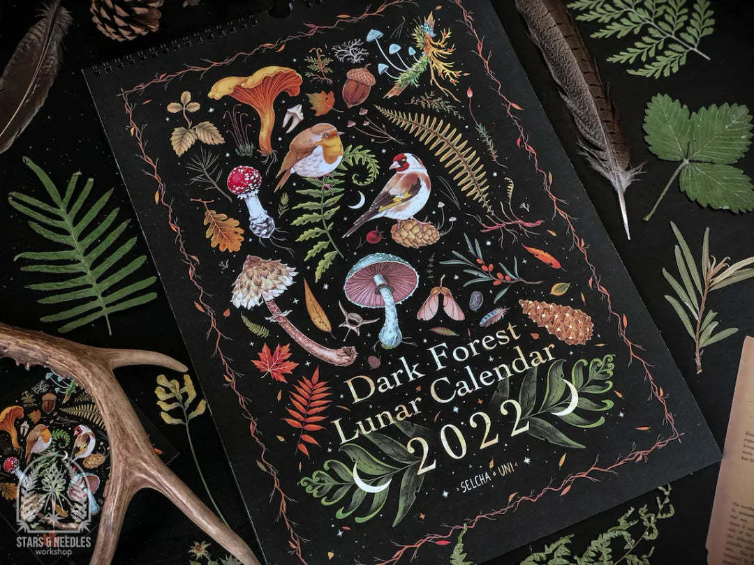 Dark Forest Lunar Calendar 2022-xinru