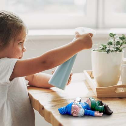 Creative Funny Drunk Dwarf Outdoor Garden Statue Decoration-xinru