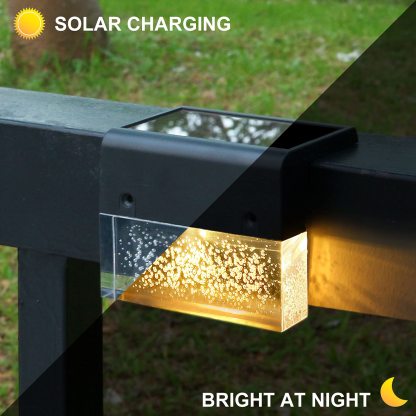 Fence Post Colorful Solar Deck Lights-xinru