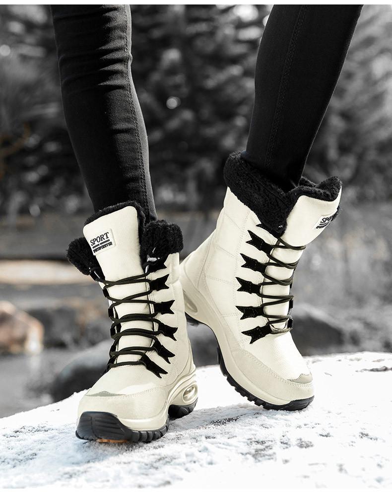 Winter Women Warm Mid-Calf Snow Boots-xinru shop