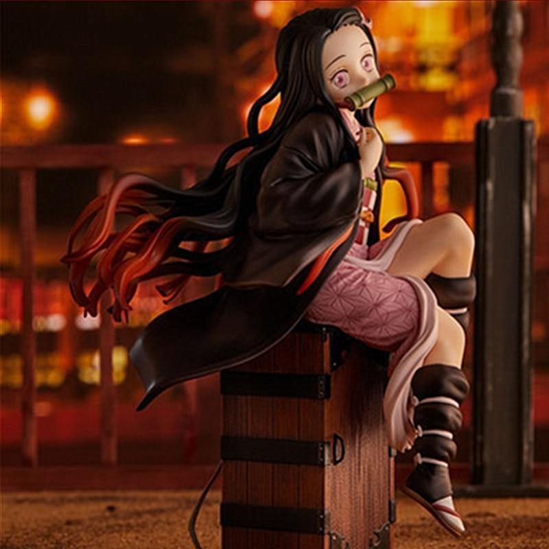 6 inch Demon Slayer Figure Nezuko Kamado Figure Cute Erogenous Toys-xinru