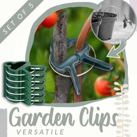 20 Reusable Fixed Plant Support Clip Garden Spring Tools-xinru