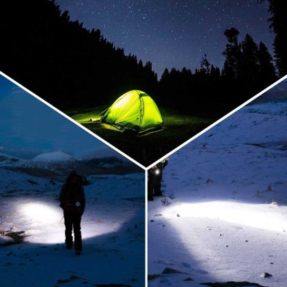 Rechargeable Handheld Spotlight  90000 High Lumens Long Lasting Torchlight-xinru
