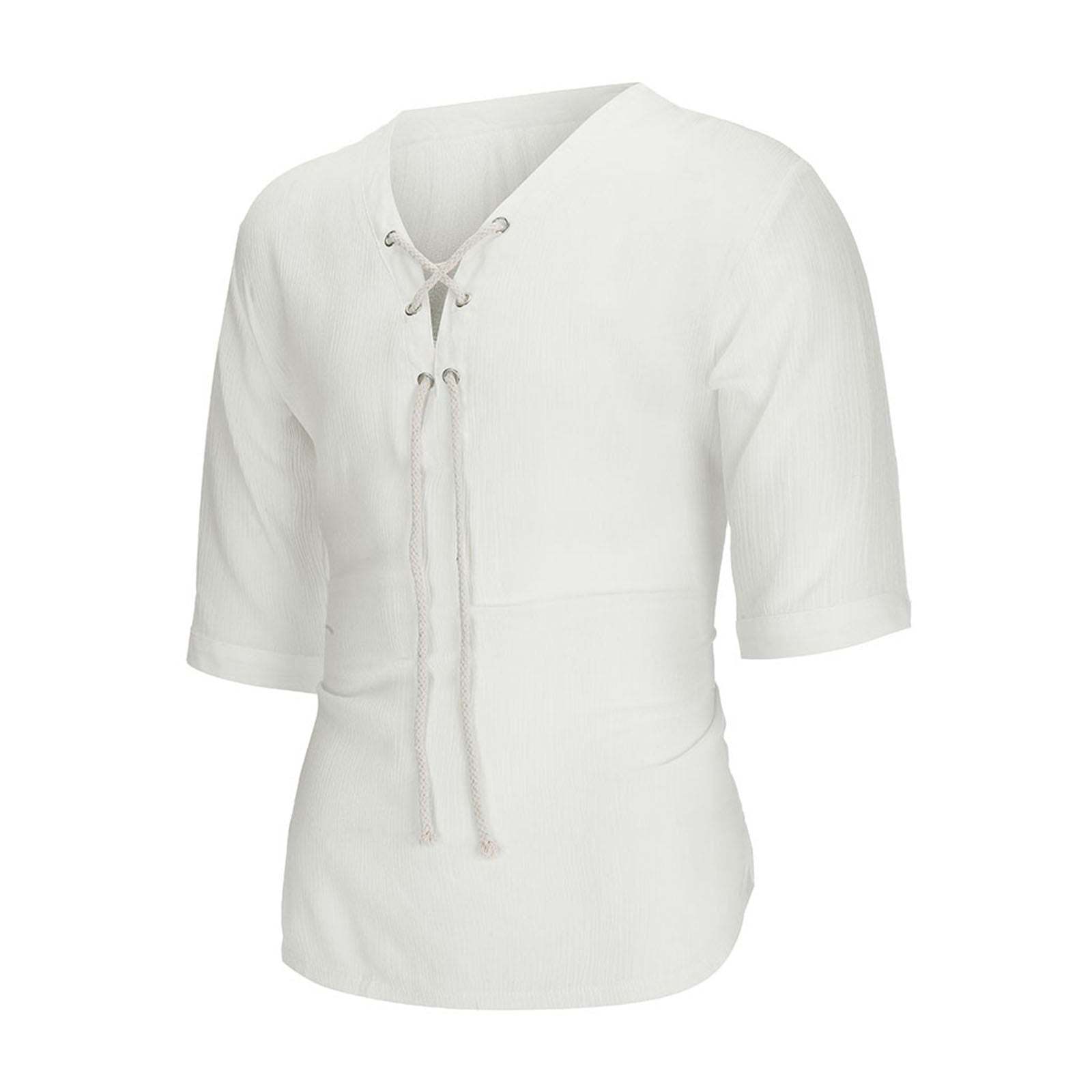 Medieval Knight Viking Saxon LARP Tunic Men's Top-xinru