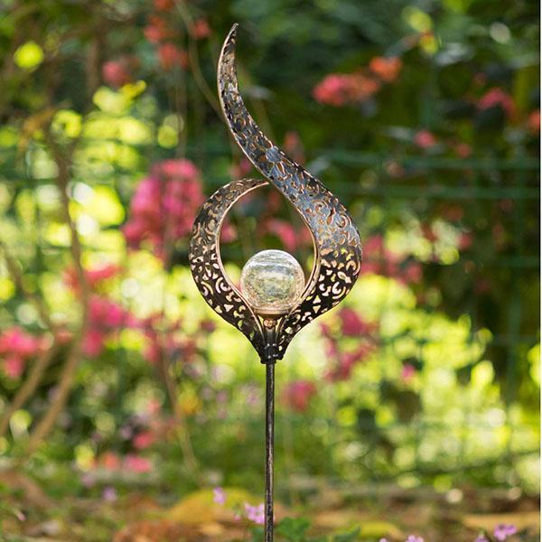 Romantic Solar Crackle Garden Light-xinru shop