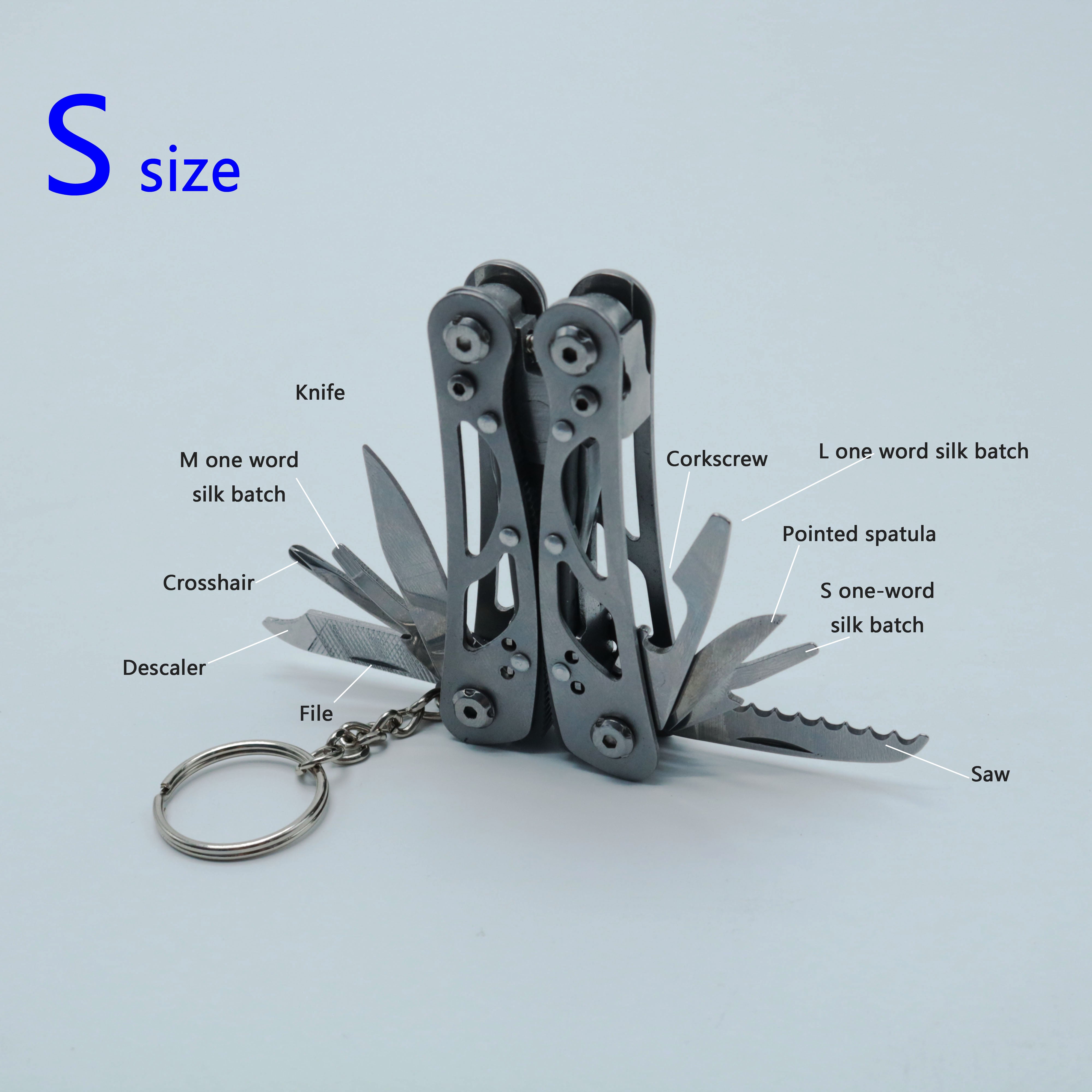 Outdoor Multi tools Knife Plier Stainless Steel Portable Folding Pocket Pliers-xinru