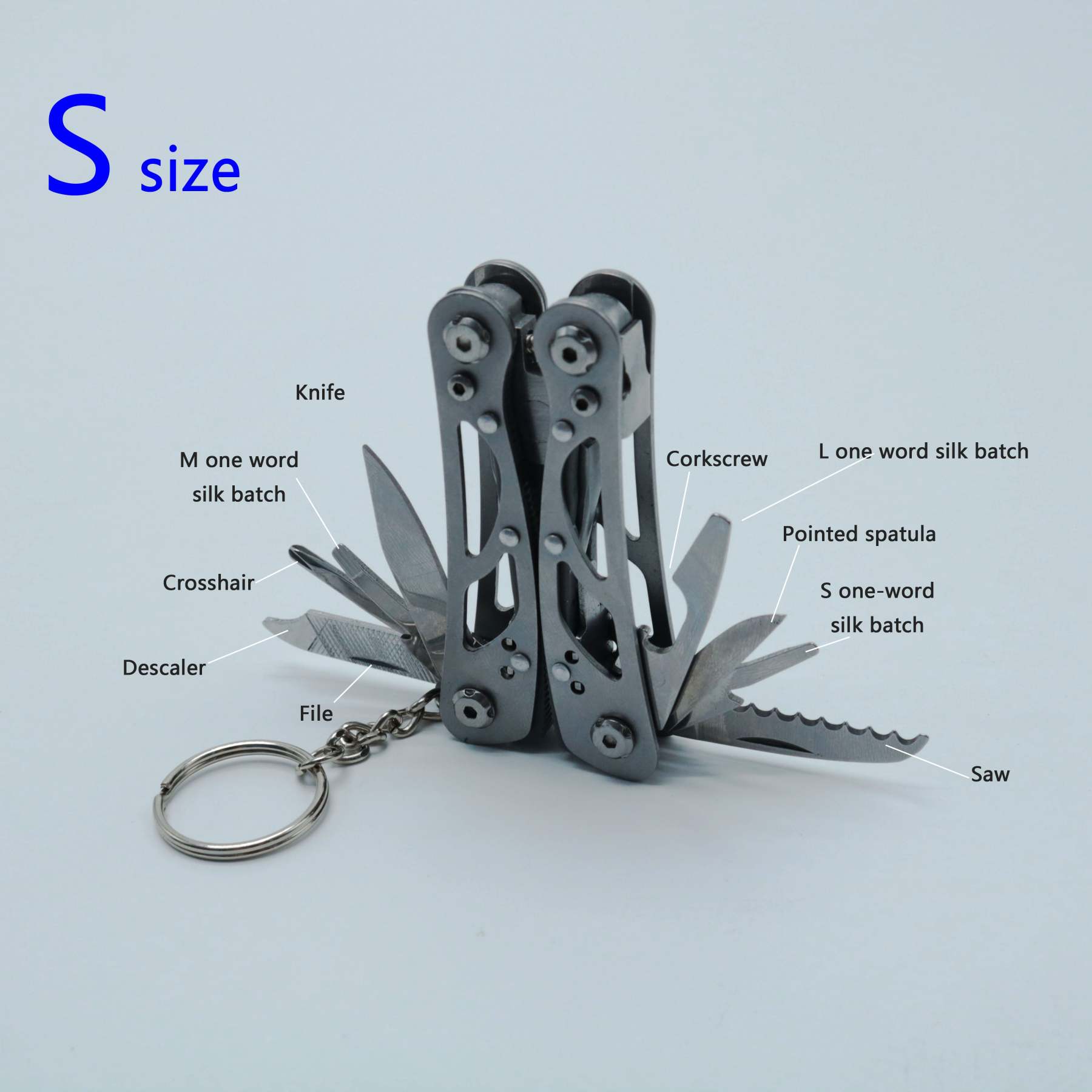 Outdoor Multi tools Knife Plier Stainless Steel Portable Folding Pocket Pliers-xinru