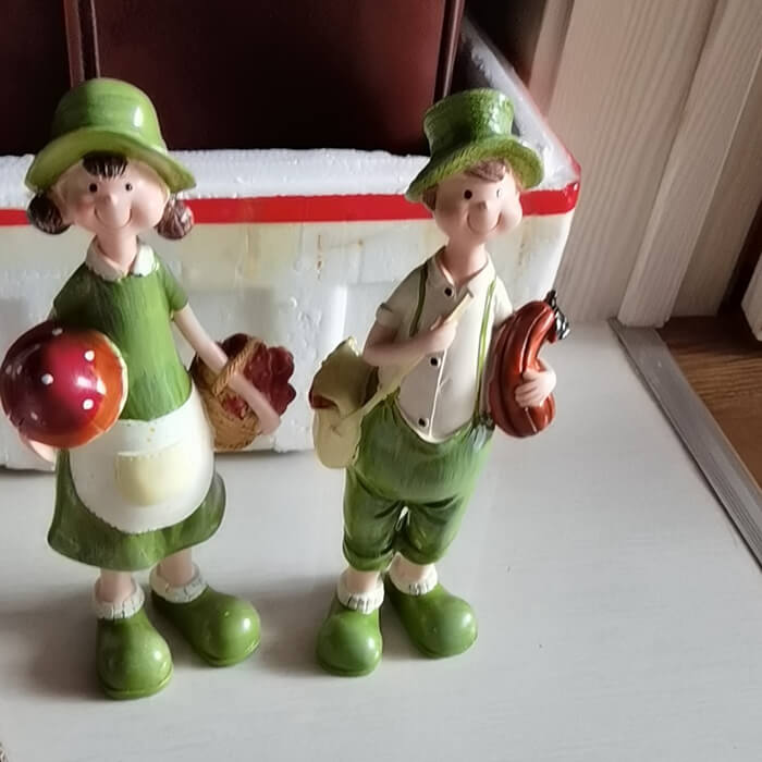 Resin Countryside Figurine Statues Garden Ornament-xinru