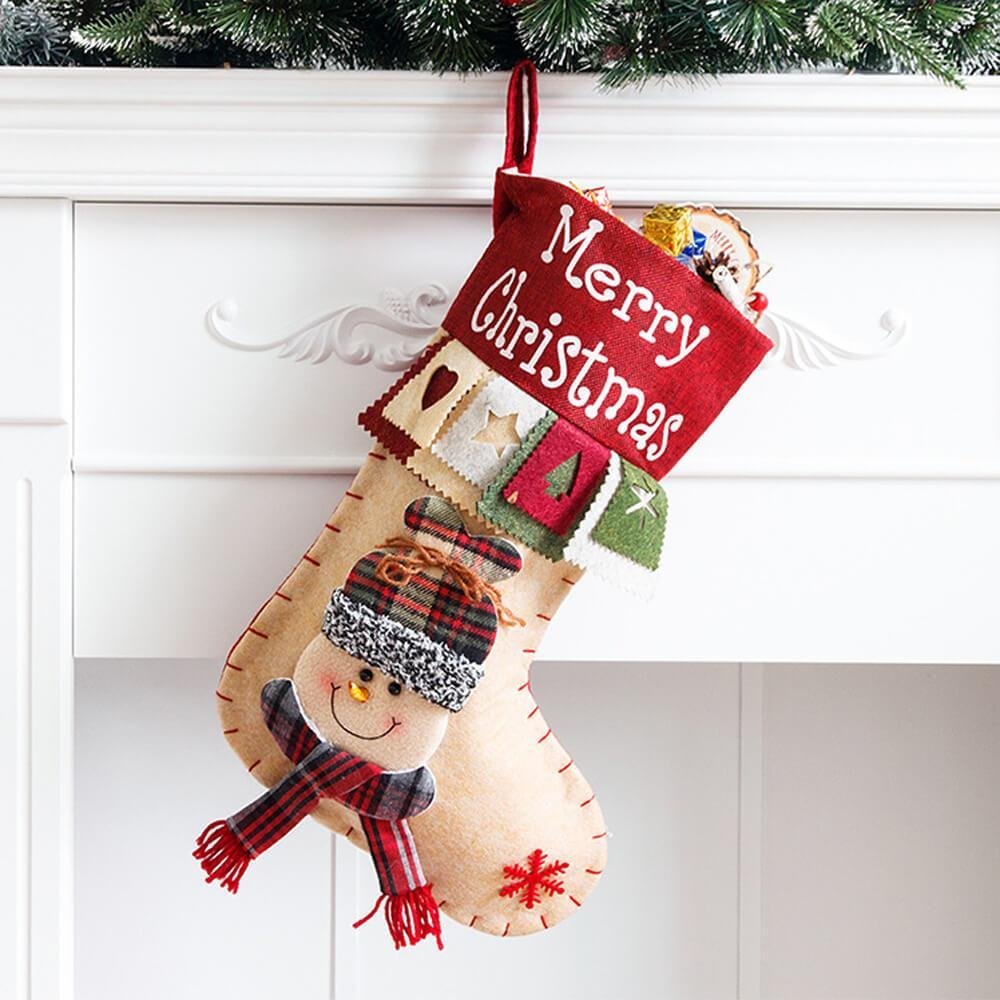 Christmas Stocking Large Candy Bags Christmas Decorations-xinru shop