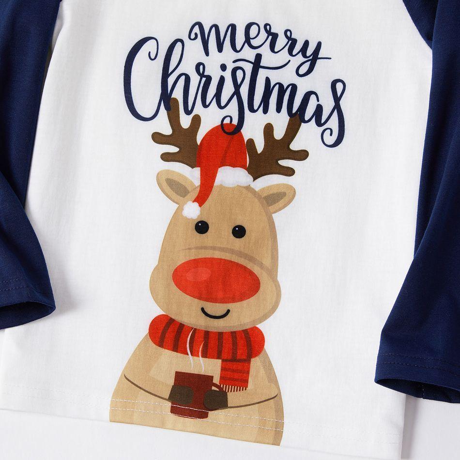 Plus Size Family Matching Christmas Elk and Plaid Print Long-sleeve Pajamas Set-xinru shop
