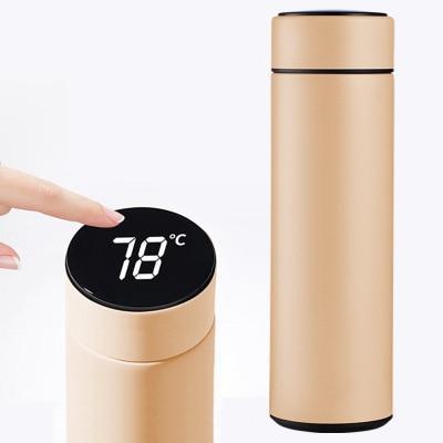 Intelligent Insulated Thermos Bottle with Temperature Display-xinru