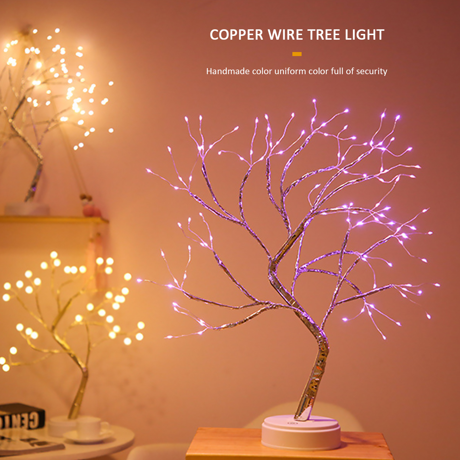 LED Artificial Twig Tree Light Tabletop Bonsai Lamp-xinru