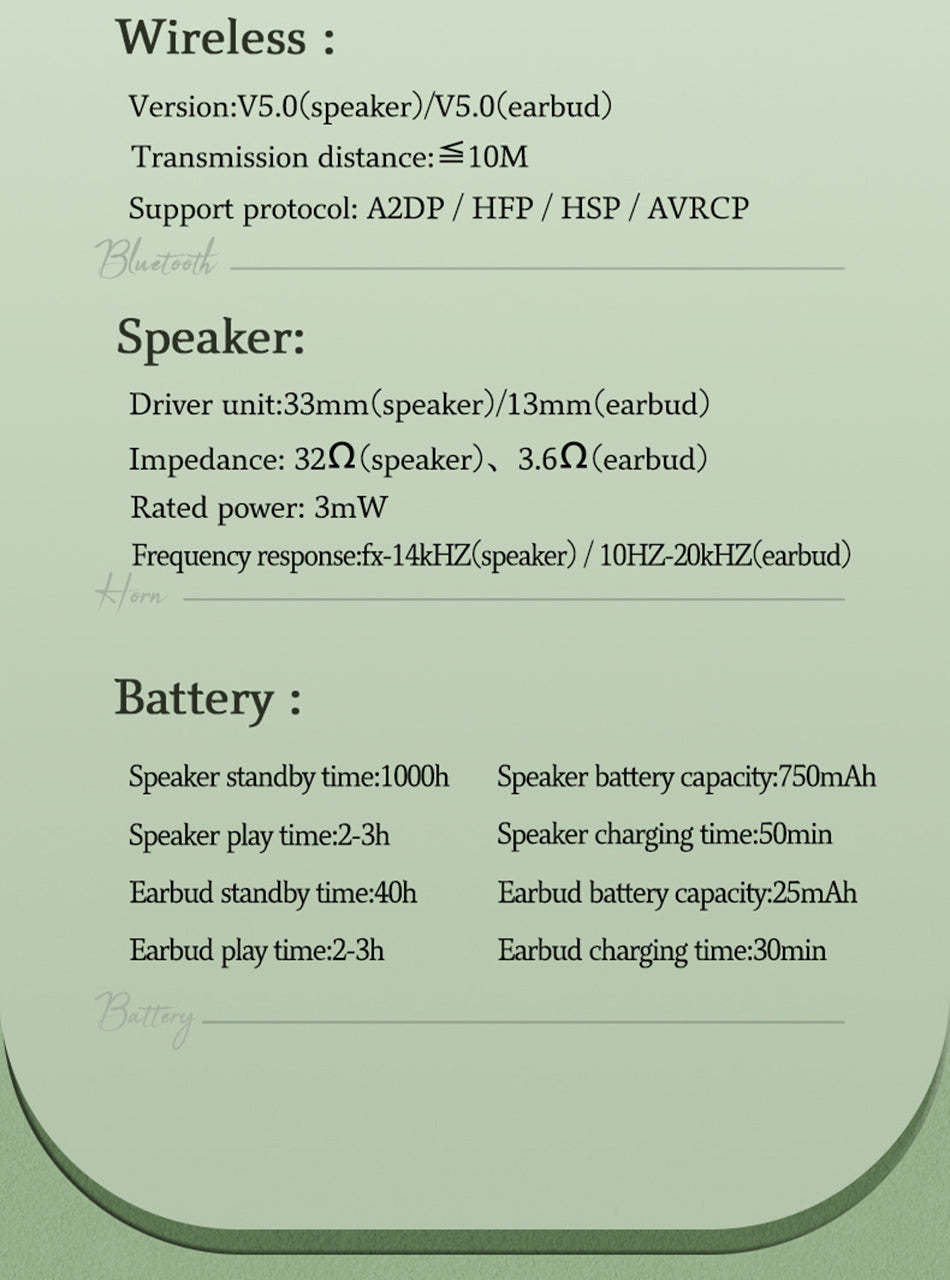 Portable Wireless Bluetooth Speaker Retro Mini Speaker-xinru