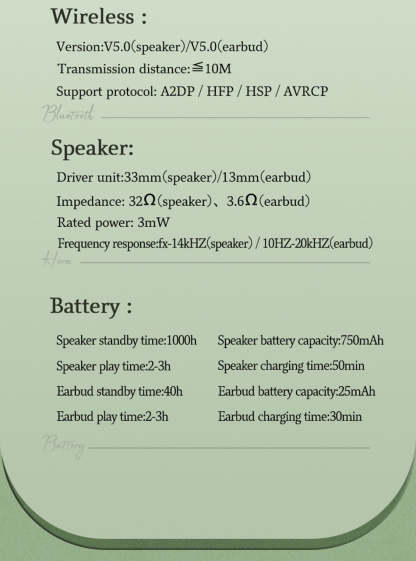 Portable Wireless Bluetooth Speaker Retro Mini Speaker-xinru