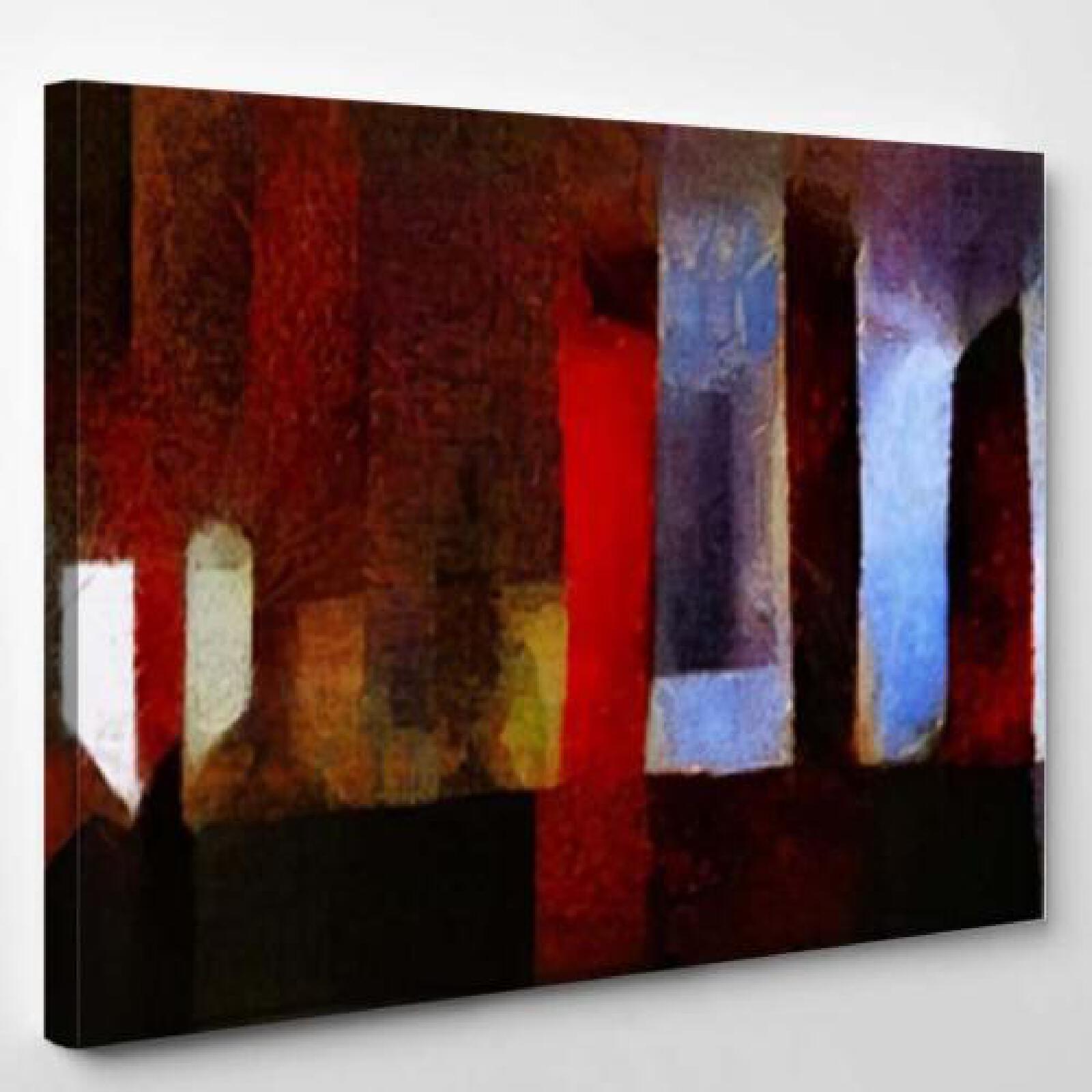 City Abstract Panorama Style Piet Mondrian-xinru shop