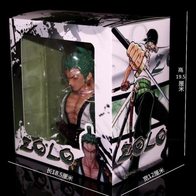One Piece Luffy Zoro Sanji  Head Bust Portrait Pvc Figure Model Toys-xinru