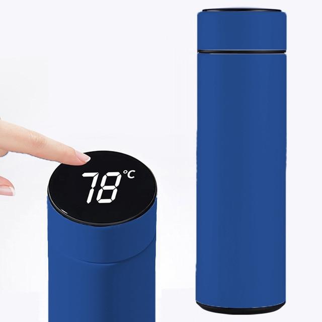 Intelligent Insulated Thermos Bottle with Temperature Display-xinru