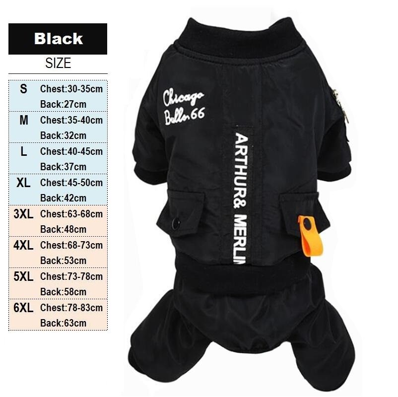 Full-Bodied Dog Jacket  Winter Dog Coat  Dog Winter Clothes-xinru