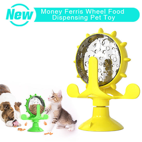 Ferris Wheel Food Dispensing Pet Toy-xinru