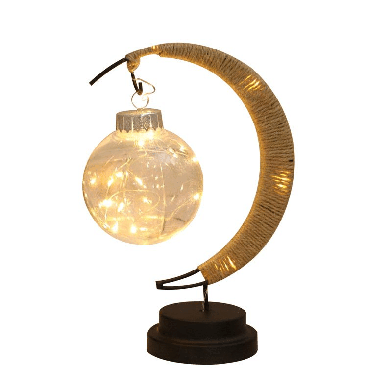 The Enchanted Moon Lamp Sparkly Lamps-xinru
