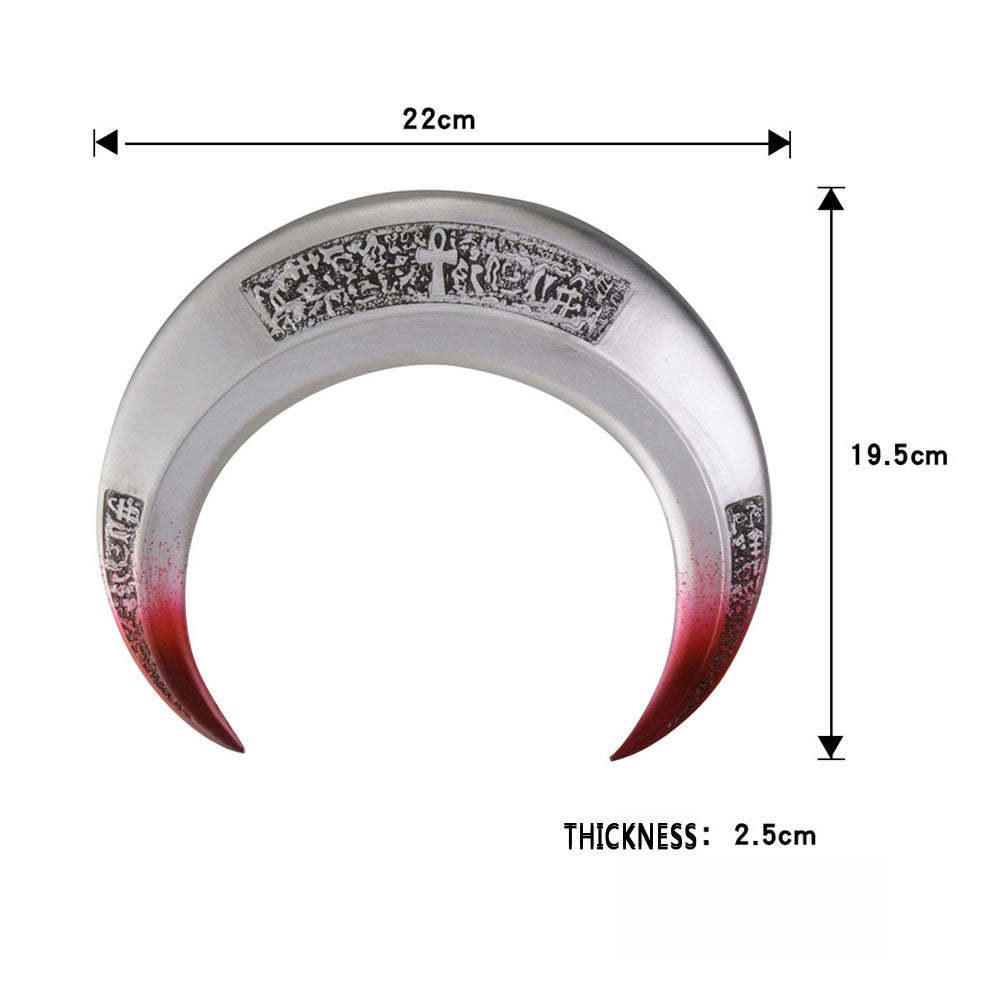 Moon Knight Weapon Marc Spector Throwing Crescent Dart Props Cosplay Prop-xinru