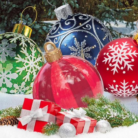 Outdoor Christmas PVC inflatable Decorated Ball (Free Inflator)-xinru shop