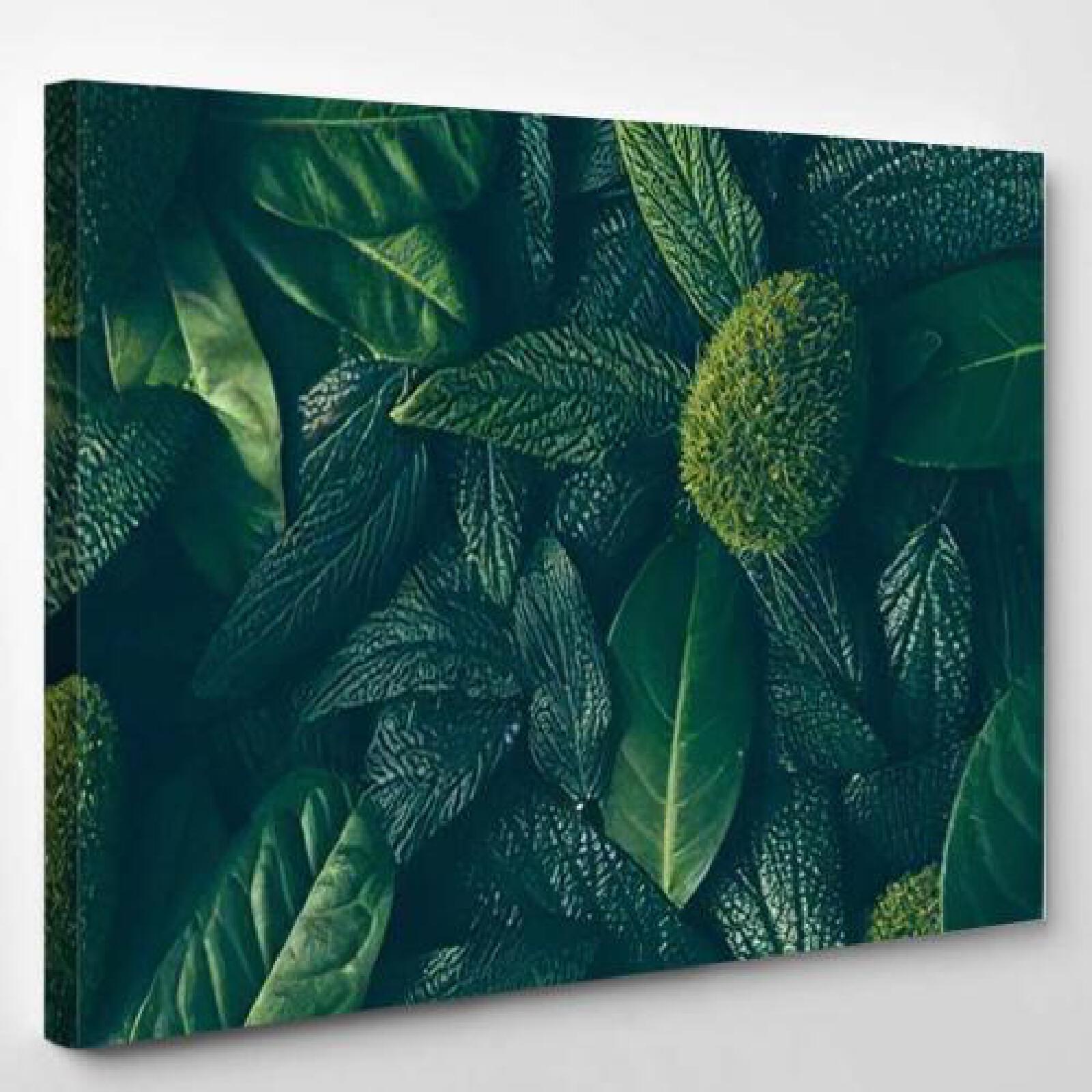 Creative Layout Green Leaves Flat-xinru shop