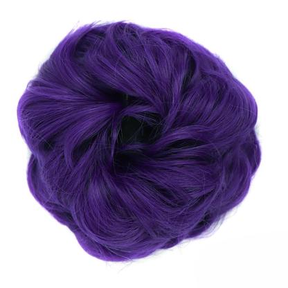 Natural Look Synthetic Messy Hair Bun Scrunchie Extension-xinru