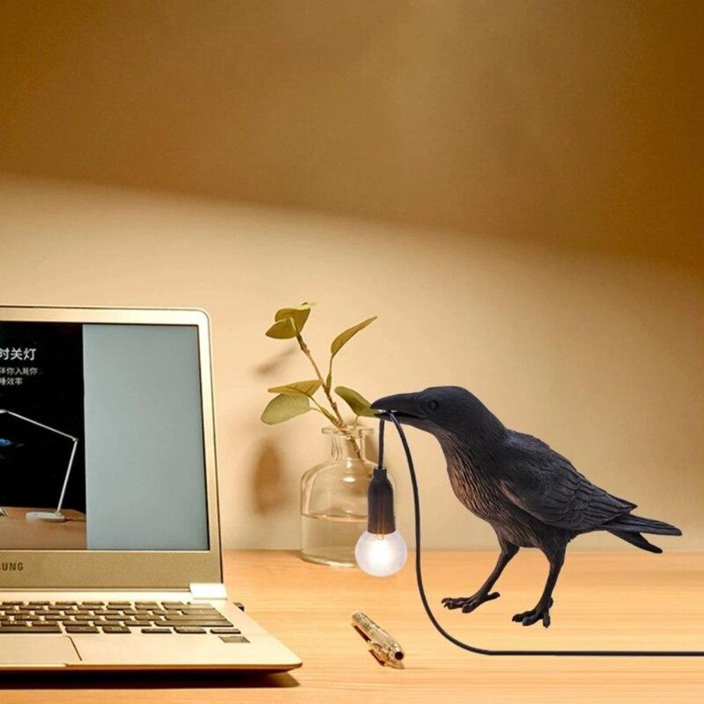Auspicious Bird Raven Standing Table Lamp-xinru