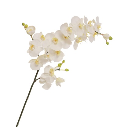 Artificial White Spray Orchid Phalaenopsis 42"-xinru shop