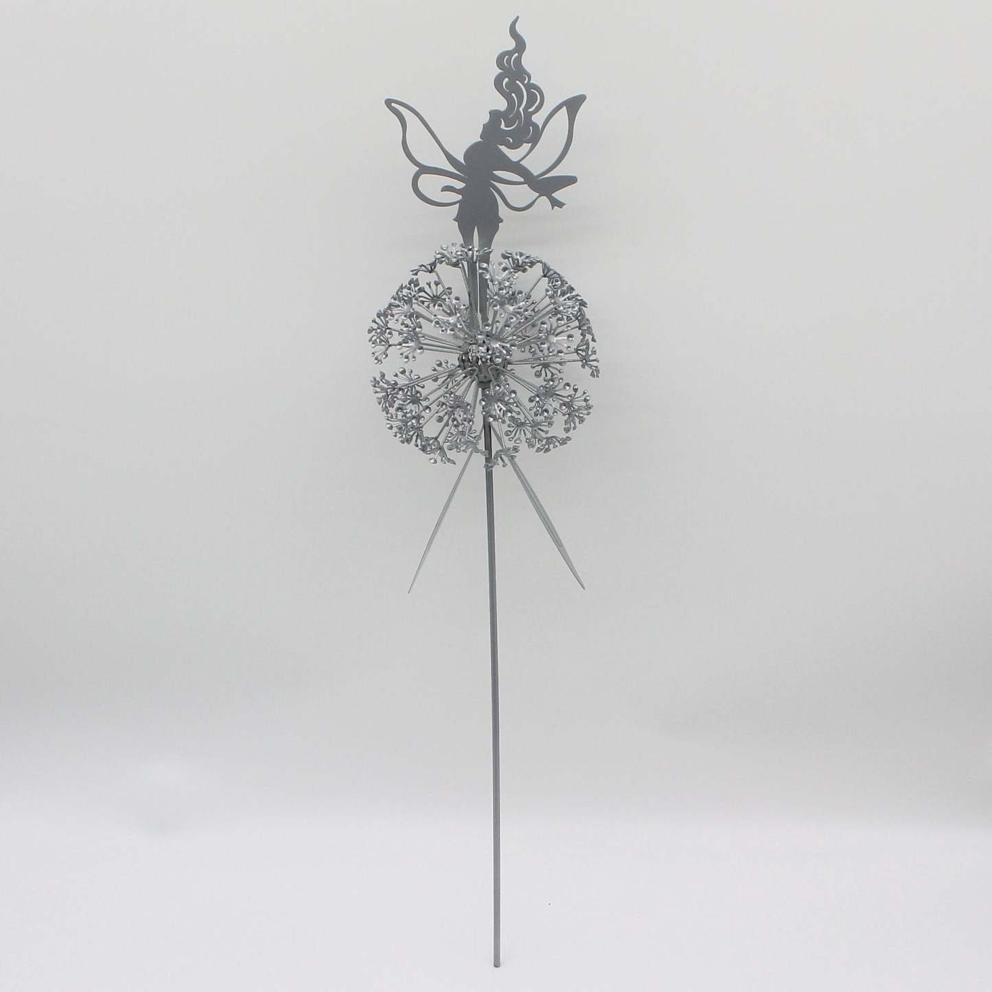 Metal Garden Decorative Stake Fairies Dandelions Dance Together-xinru