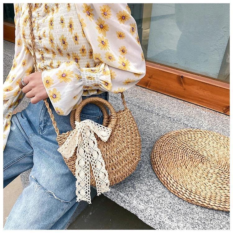 ストローバッグショルダーメッセンジャーバッグ-xinru shop