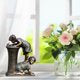 Garden Statue A Kid With Fireflies Garden Fairy Garden Decoration-xinru