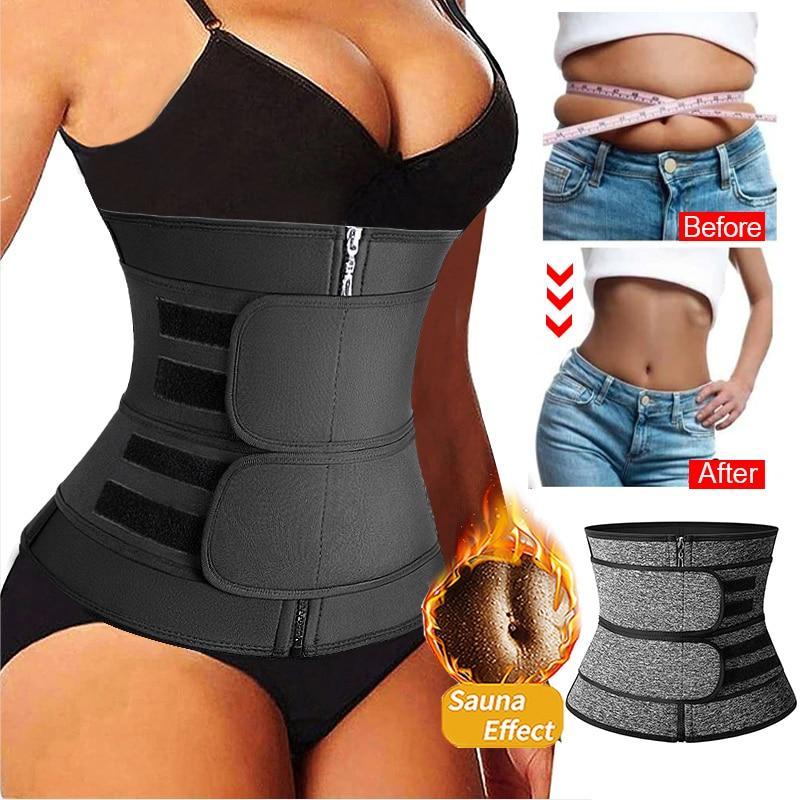 Ladies Neoprene Waist Trainer Sauna Sports Belt Shapewear-xinru