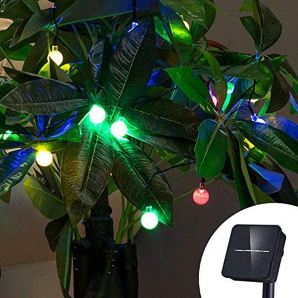 30 LED Solar Bubble Beads Patio String Lights-xinru shop