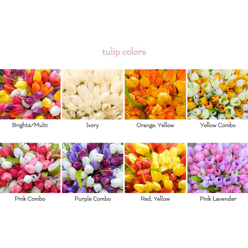 Tulip Buckets for Front Door Spring Tulip Wreaths-xinru