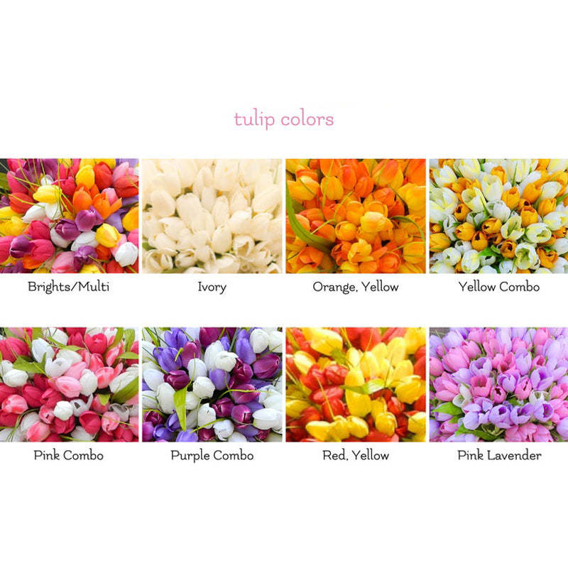 Tulip Buckets for Front Door Spring Tulip Wreaths-xinru