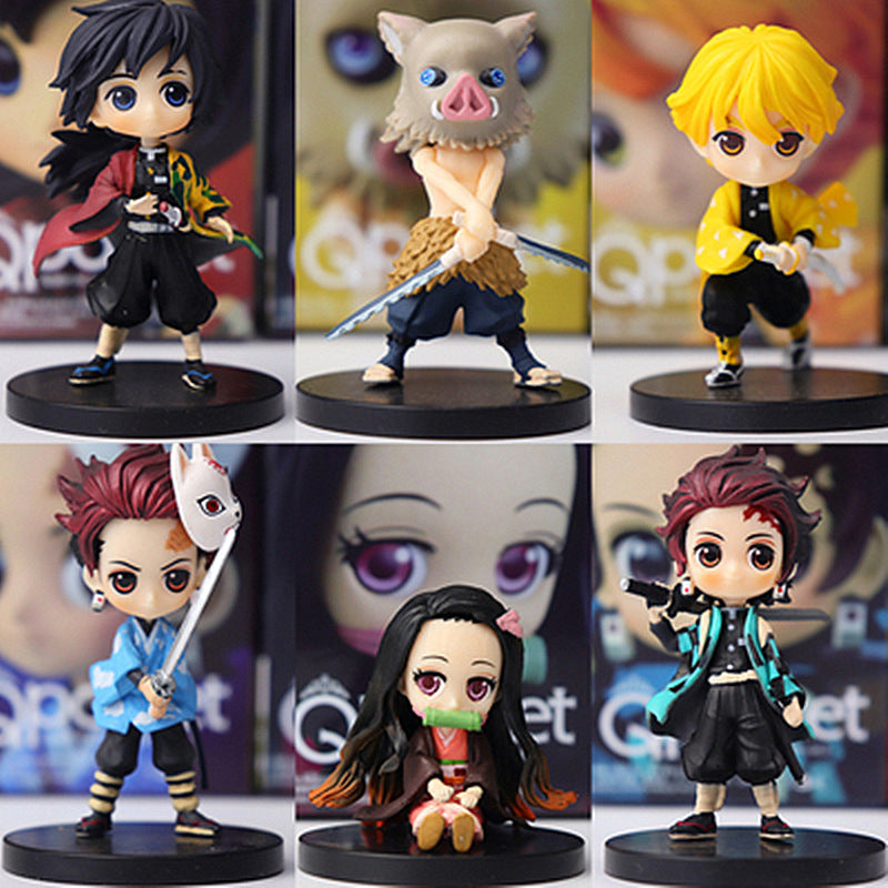 Demon Slayer Action Figure Kimetsu Giyuu Inosuke Tanjirou Nezuko Zenits-xinru